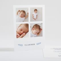 Faire-part de naissance Minimaliste - Divers coloris - Format: Rectangle - Conception sur-mesure avec expertise - Faire-Part Élégant