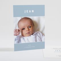 Faire-part de naissance Moderne - Divers coloris - Format: Rectangle - Conception sur-mesure avec expertise - Faire-Part Élégant