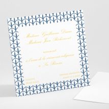 Carton d'invitation mariage Belle promesse - Divers coloris - Format: Petit carré - Conception sur-mesure avec expertise - Faire-Part Élégant