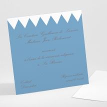 Carton d'invitation mariage Rétro - Divers coloris - Format: Petit carré - Conception sur-mesure avec expertise - Faire-Part Élégant