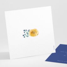 Carton d'invitation mariage Garden party - Divers coloris - Format: Petit carré - Conception sur-mesure avec expertise - Faire-Part Élégant