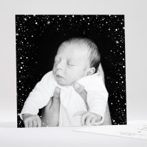 Faire-part de naissance Magie - Divers coloris - Format: Carré - Conception sur-mesure avec expertise - Faire-Part Élégant
