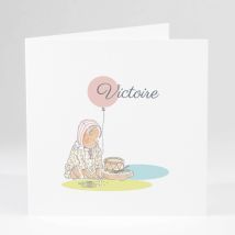 Faire-part de naissance En fanfare ! - Divers coloris - Format: Carré livret - Conception sur-mesure avec expertise - Faire-Part Élégant