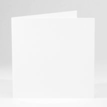 Carton d'invitation mariage vierge - carré (13,5 x 13,5 cm) - ECHANTILLON