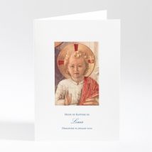 Livret de messe baptême enfant - Divers coloris - Format: A5 livret portrait - Conception sur-mesure avec expertise - Faire-Part Élégant