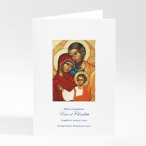 Menu mariage Bouquet romantique