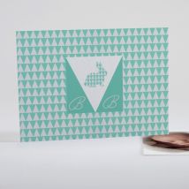 Faire-part de naissance Lapin scandinave - Divers coloris - Format: Rectangle - Conception sur-mesure avec expertise - Faire-Part Élégant