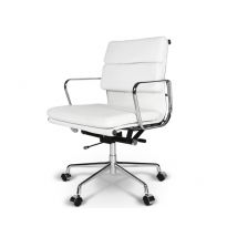 Chaise de bureau Soft Pad COSY 217 - Blanc