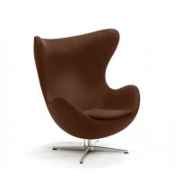 Fauteuil Egg Arne Jacobsen - Chocolat