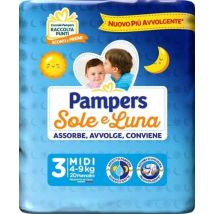 Pampers Sole & Luna 3 Midi 20 Pannolini