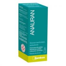 Anauran antibatterico e anestetico gocce auricolari 25 ml