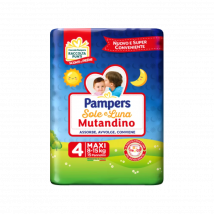 Pampers Sole Luna Mutandina MAXI 4 misura 15 Pezzi