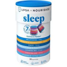 Upsa x nourished sleep sonno e relax 300 gummies