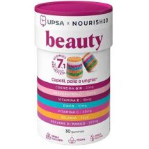 Upsa x nourished beauty capelli pelle e unghie 30 gummies