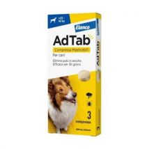 Adtab Per Cani Da 22 A 45kg 3 Compresse Masticabili 900mg