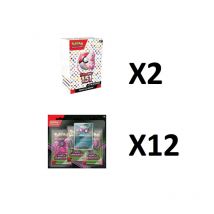 BUNDLE 12 TRIPACK 6.5 + 2 BUNDLE DE 6 BOOSTERS 151 / CARTE POKEMON VF