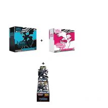 BUNDLE 2 ETB EV10.5 VF + DISPLAY DELUXE BLACK BOLT SV11B / CARTE POKEMON