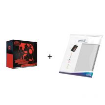 BUNDLE ETB EV10 + ZIPFOLIO 24 POCKET BLANC ULTIMATE GUARD / CARTE POKEMON VF