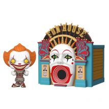 DEMONIC PENNYWISE AND FUNHOUSE / IT / FIGURINE FUNKO POP