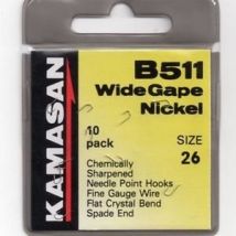 Kamasan B511 Barbed Spade Hooks - 22