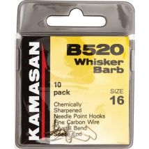 Kamasan B520 Whisker Barb Spade Hooks - 24