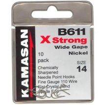 Kamasan B611 Barbless Spade Hooks - 24