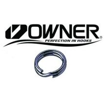 Owner Hyperwire Split Rings - Size 8 120lb Pack of 7