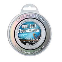 Savage Gear 100% Soft Fluorocarbon - 0.49mm 33.5lbs/15.2kg 35m