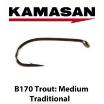 Kamasan B170 Medium Traditional Trout Hooks - Sz10