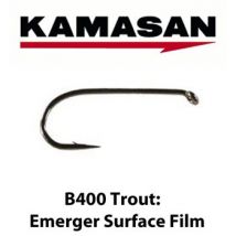 Kamasan B400 Emerger Surface Film Trout Hooks - Sz12