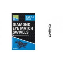 Preston Innovations Diamond Eye Match Swivels - Size 12