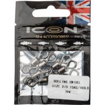 Leeda ICON Rolling Swivel - 9pk S1/0 60kg/132lb