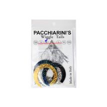 Fulling Mill Pacchiarinis Wiggle Tails - 6x Gold/Silver/Black Medium