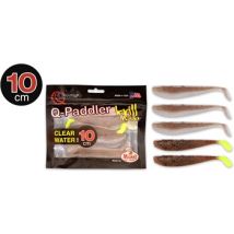 Quantum Q-Paddler Clear Water Power Pack - 10cm 3xWakasagi 2xBrown Shiner