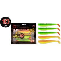 Quantum Q-Paddler UV Lures Power Pack - 10cm 3xHot Shad 2xDesert Sunset