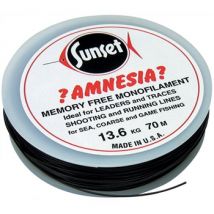 Sunset Amnesia Black Monofilament - 60lb 50m