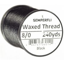 SemperFli Classic Waxed Thread 240yd - 8/0 Black