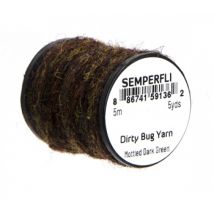 SemperFli Dirty Bug Yarn - Mottled Dark Green