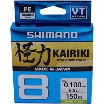 Shimano Kairiki 8 braid 150m Green - 0.28mm 29.3kg