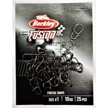 Berkley Fusion19 Finesse Snaps - sz 2 - 15kg 25pcs