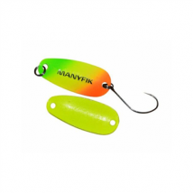 Manyfik Spoon Lure 3g - Green/Yellow/Red