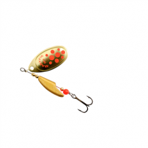 Manyfik Mobby F Lures 3g - Gold/Red dot