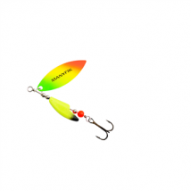 Manyfik Mobby V Lure 3g - Green/Yellow/Red