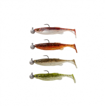 Savage Gear Fat Minnow T-Tail Ready to Fish Kits - 7.5cm 5-7.5g #1/0 Clearwater Mix