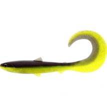 Westin Westin BullTeez Curltail 10cm 6g lure - Black/Chartreuse