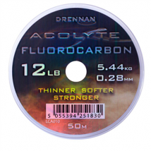 Drennan Acolyte Fluorocarbon - 12lb 0.28mm