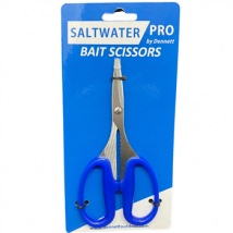 Dennett Saltwater Pro Super Sharp Bait Scissors - Blue