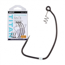 BKK Titan Worm Hooks - SZ 8 - QTY 3