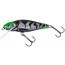 Salmo Perch Deep Runner Lure 8cm - Holo Dark Green Head