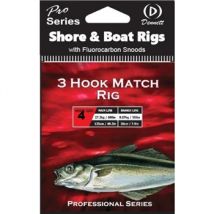Dennett Pro Series 3 Hook Match Rig - #1/0